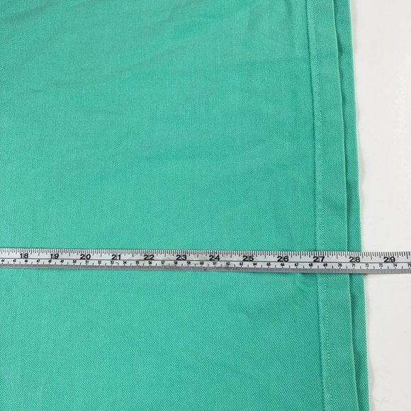 Peter Christian Mens Polo Shirt Green Short Sleeve Slit 100% Cotton 2XL New - Picture 11 of 11